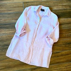 EUC Tahari Linen Tunic